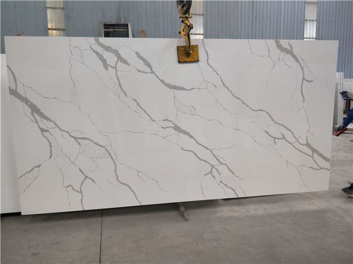 calacatta nflutter quartz for bathroom top