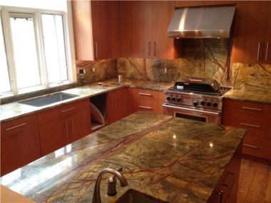 Forest Green Marble Countertop