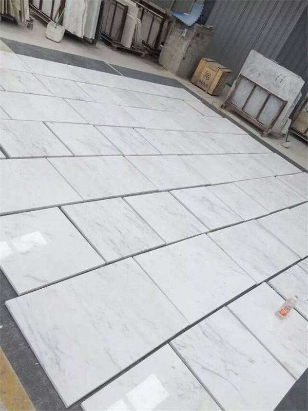 ariston white marble floor tiles