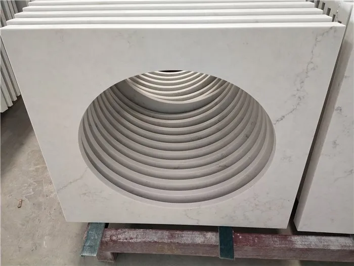 Carra Marble L Quartz Countertops