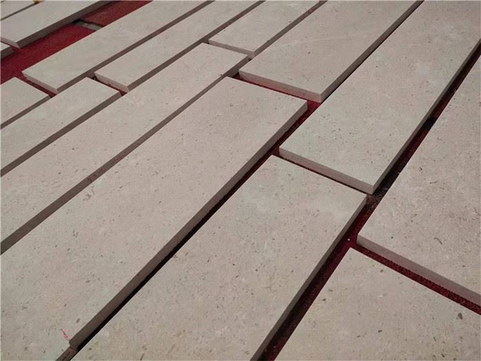 Light cappuccino marble tiles for floor