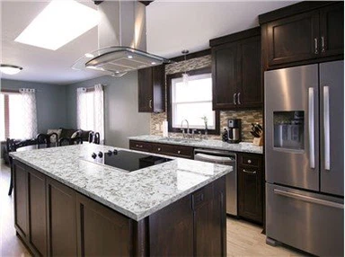 Romano White Quartz Countertop