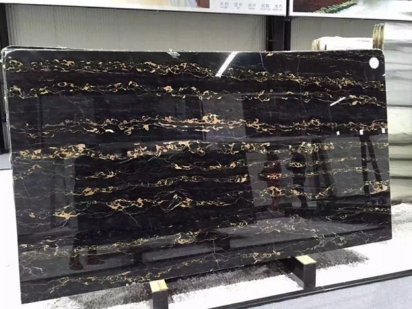 black marble tiles shower wall