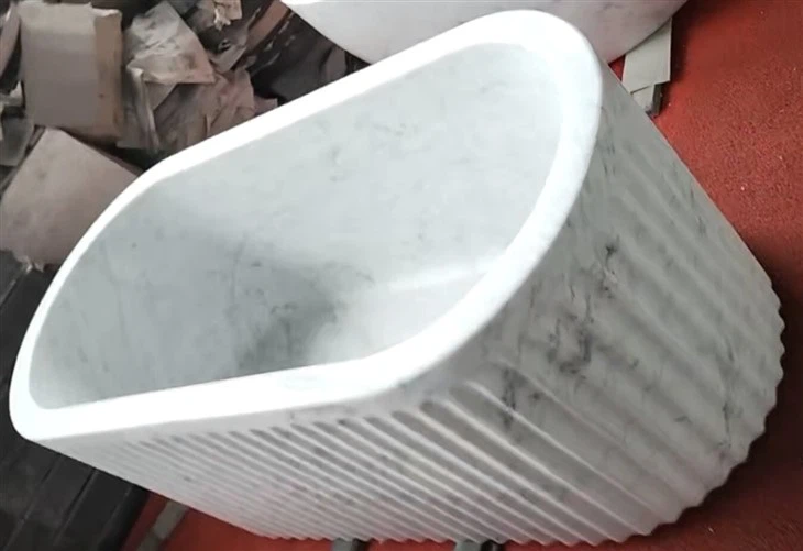 Carrara Marble Bathtub