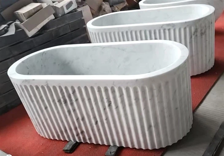 Bianco Carrara Marble basen