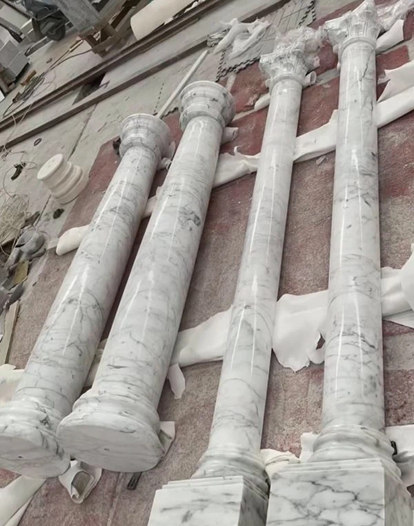 Statuario Venato Marble Kolòn