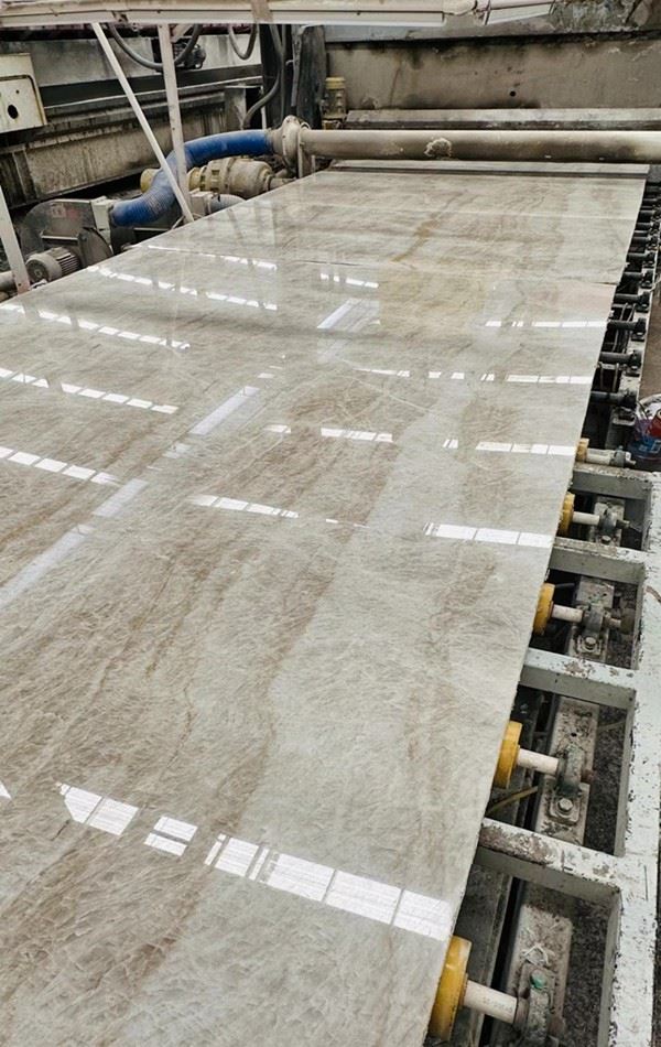 Taj Mahal quartzite polished slab