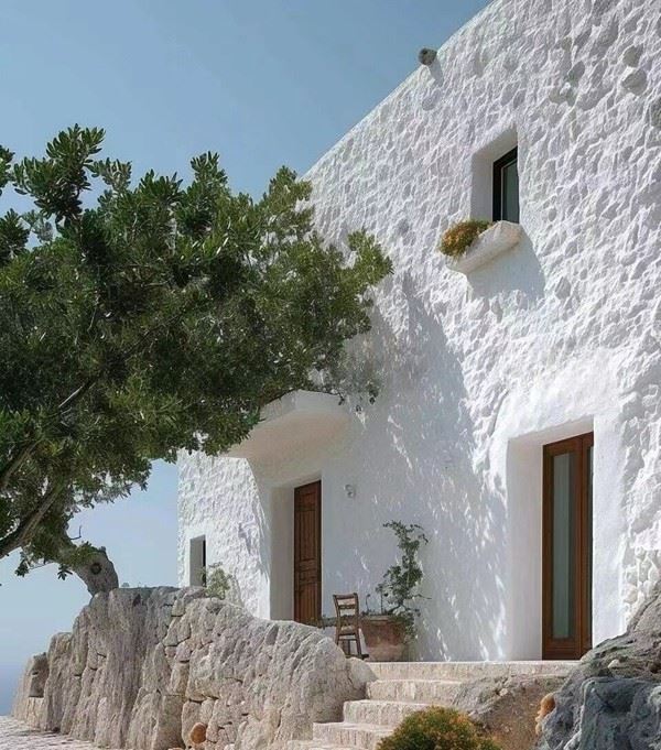 White quartzite Flagstone wall tiles